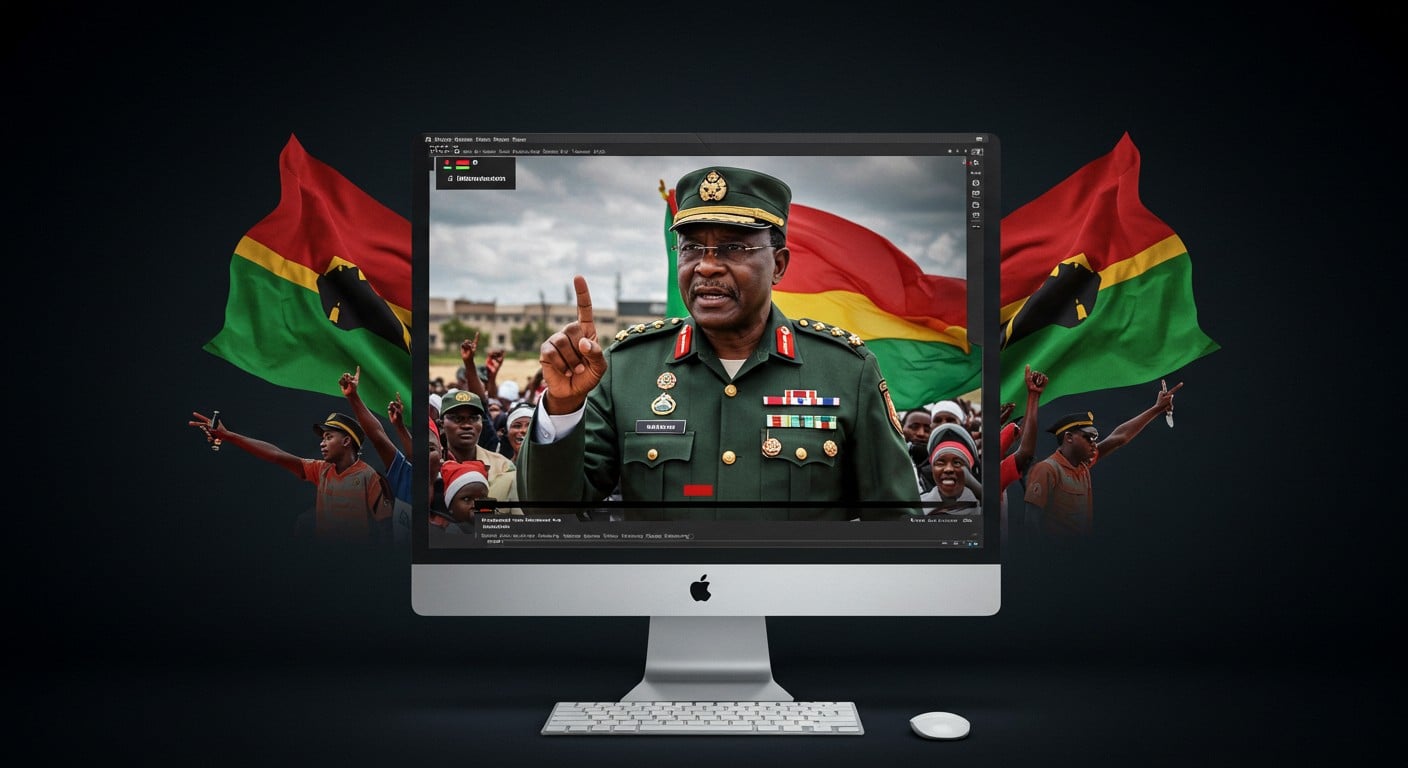 Comment l’IA façonne un culte autour d’un leader africain via des vidéos truquées. Découvrez les dessous de cette campagne de désinformation.