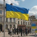 Imbroglio à Besançon : Le Drapeau Ukrainien Retrouvé