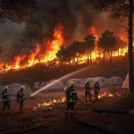 Incendie à Fréjus : Évacuations et Lutte Contre les Flammes