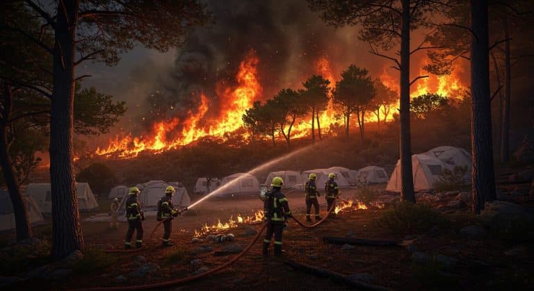 Incendie à Fréjus : Évacuations et Lutte Contre les Flammes