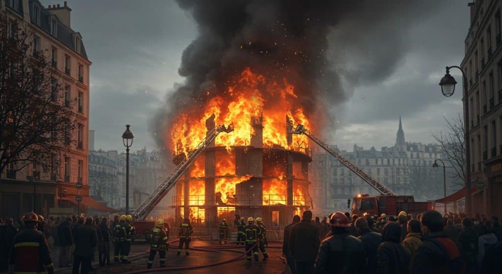 Incendie à Paris : Immeuble en Feu dans le 12e Arrondissement