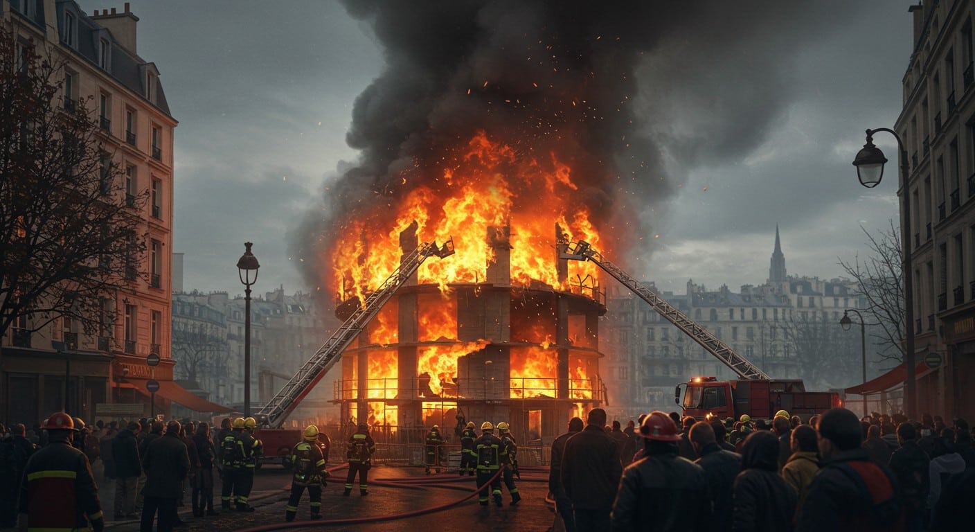 Un violent incendie ravage un immeuble en construction à Paris, près de la gare de Lyon. Découvrez les détails, les impacts et les mesures prises.