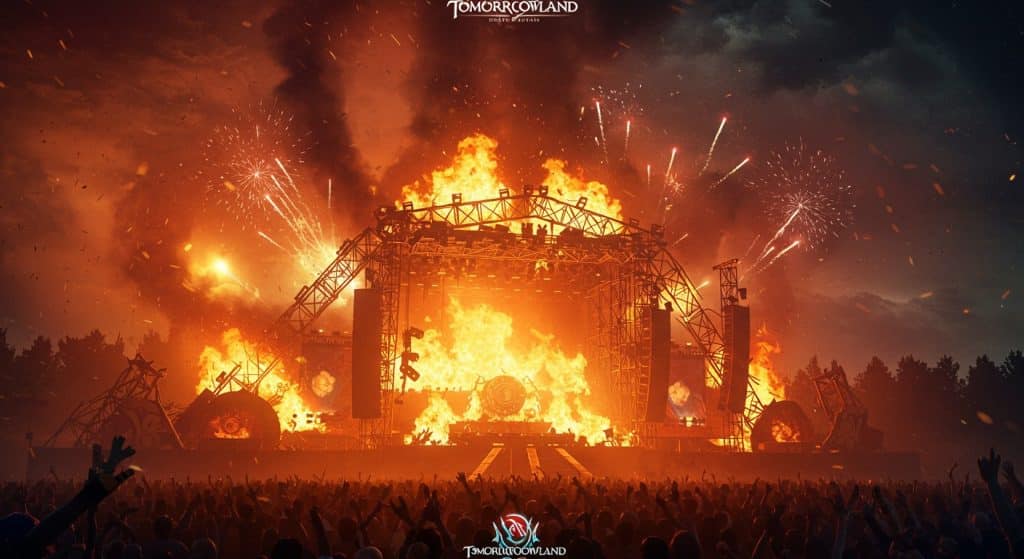 Incendie à Tomorrowland : Festival en Péril Avant son Lancement