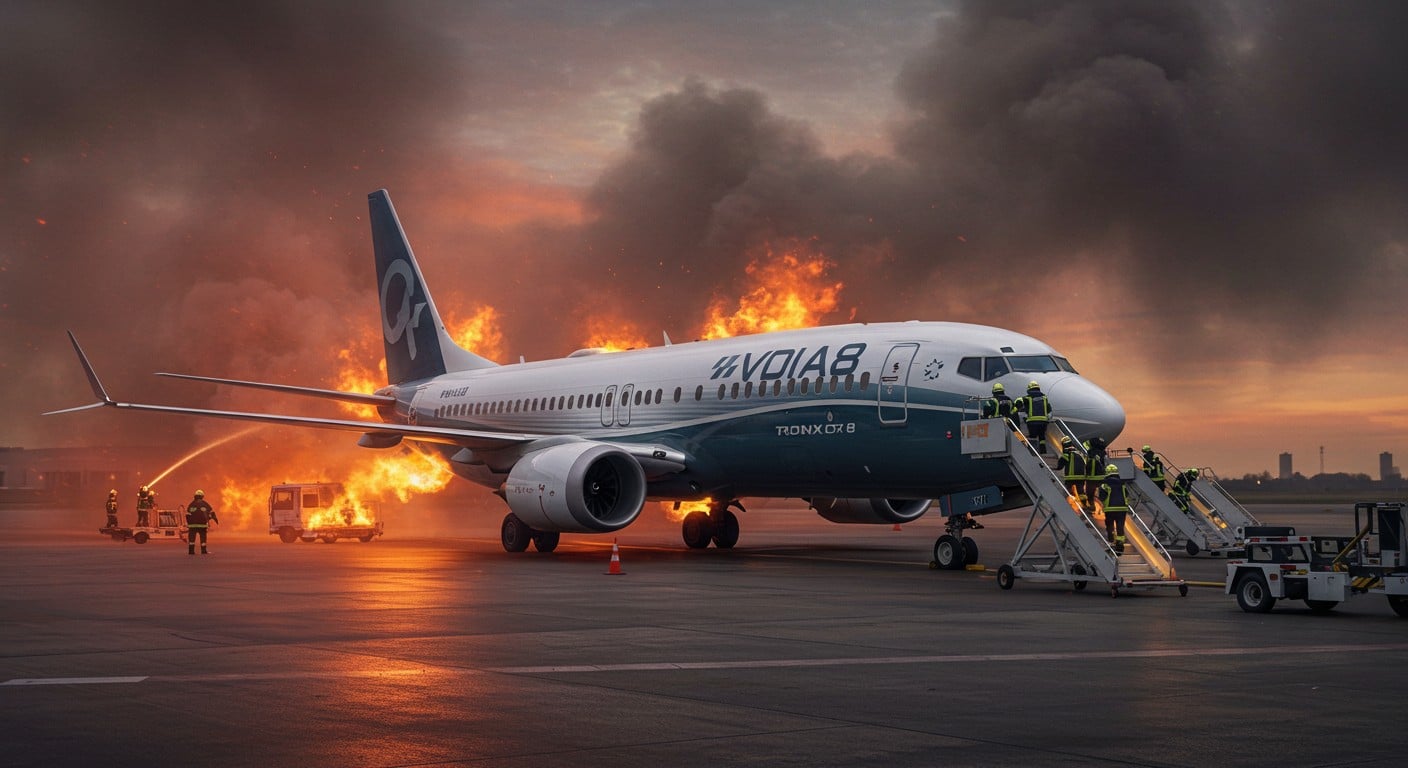 Incendie d’un Boeing 737 MAX 8 à Denver : 173 passagers évacués en urgence. Découvrez les détails de cet incident spectaculaire et ses conséquences.