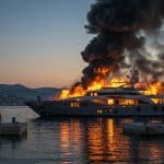 Incendie d’un Superyacht à Saint-Tropez : Drame et Mystère