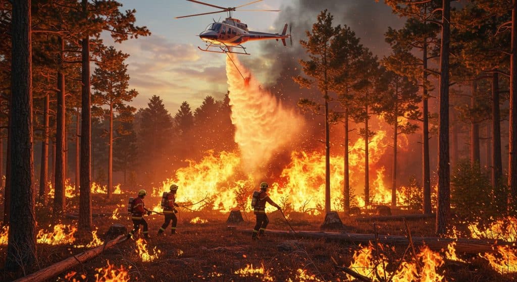 Incendie en Ardèche : 40 Hectares Dévastés à Valgorge
