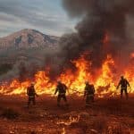 Incendie en Crète : Évacuations et Lutte Acharnée