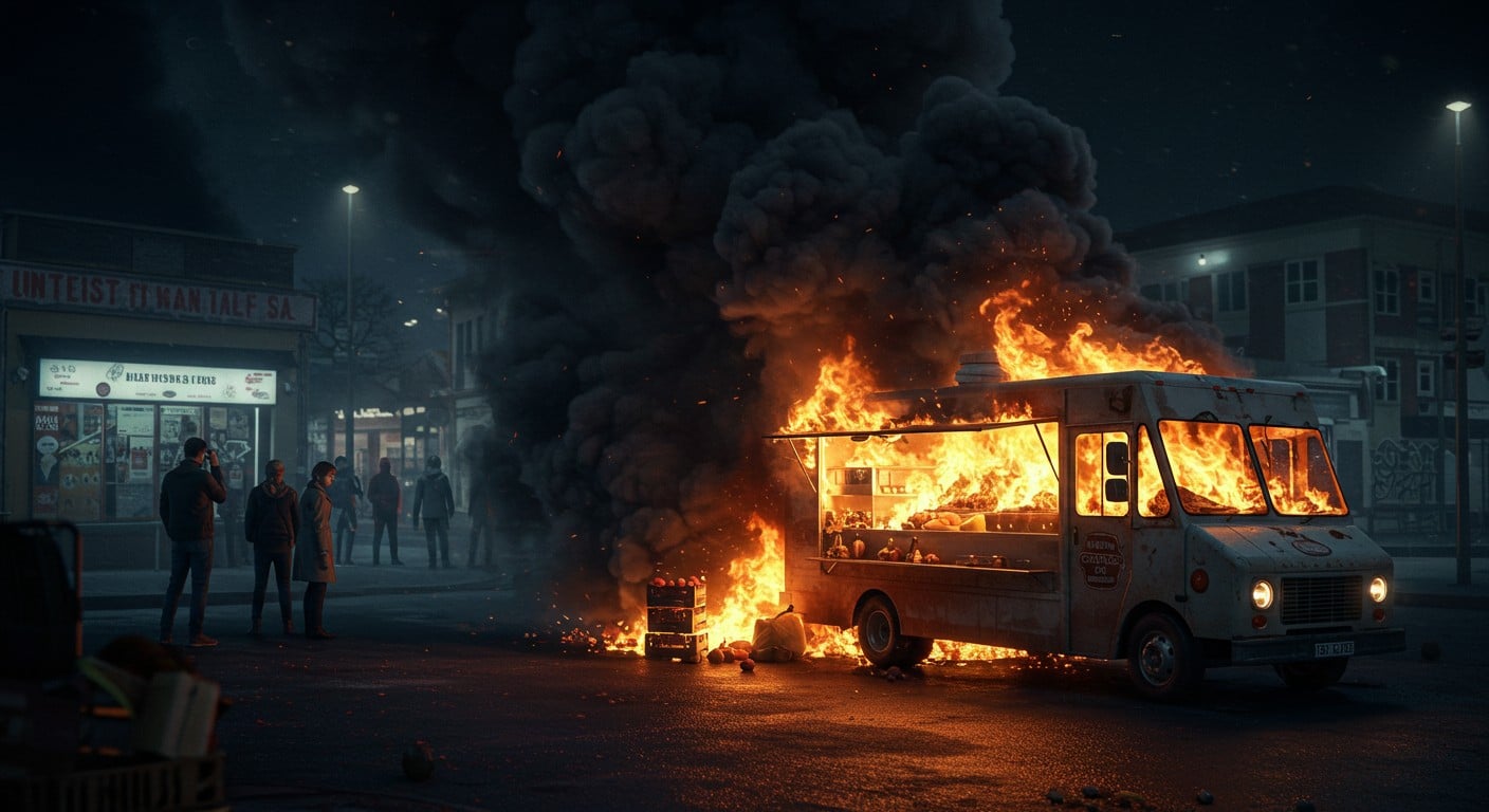 Un restaurateur italien perd tout dans l’incendie de son food truck. Découvrez son combat pour rebondir face à l’adversité.