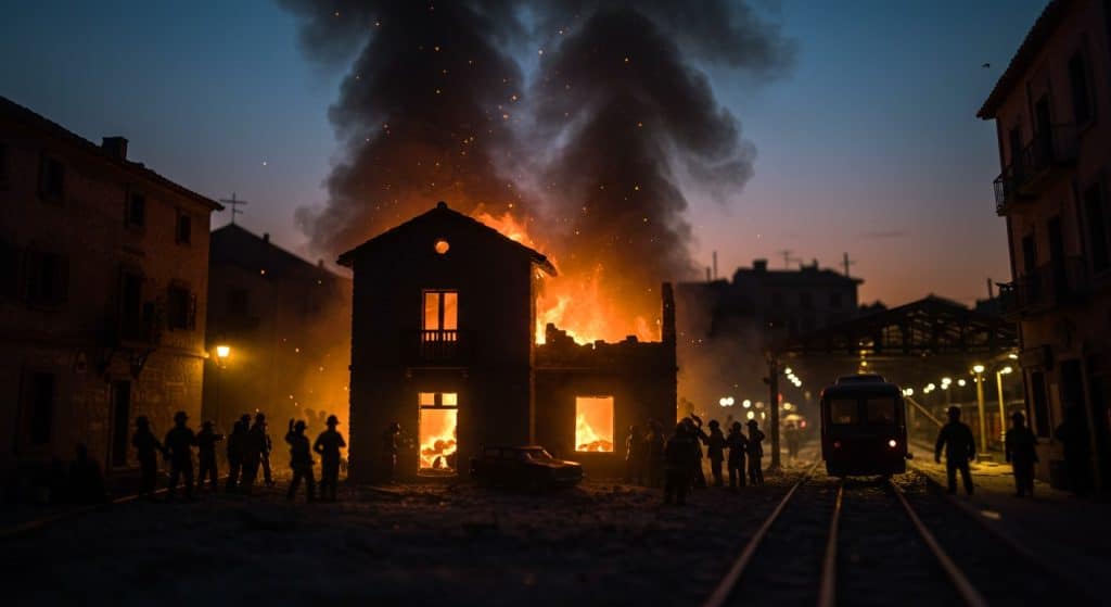 Incendie Mortel en Catalogne : Drame dans une Maison Close