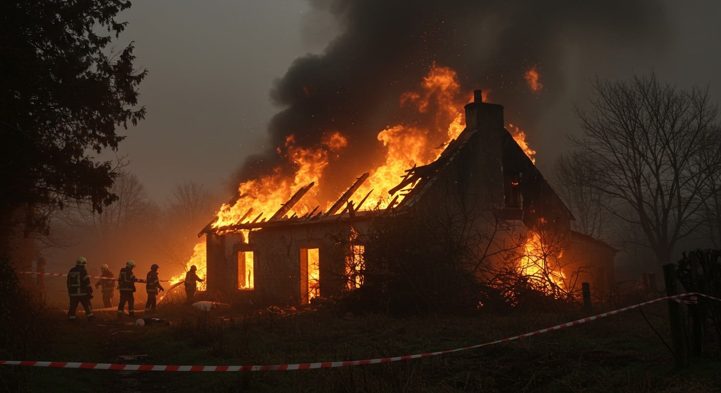 Un incendie dévastateur dans un gîte pour personnes handicapées à Montmoreau, Charente, fait un mort et quatre disparus. Que s’est-il passé ? Lisez la suite.