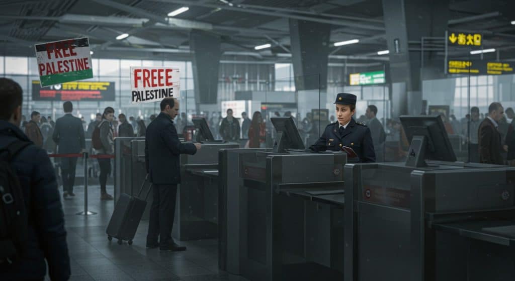 Incident à Roissy : Polémique Autour de « Free Palestine »