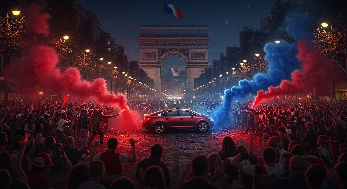 Incidents après PSG-Arsenal : un chauffeur VTC attaqué porte plainte. Découvrez les détails de cette nuit chaotique et les questions sur la sécurité.