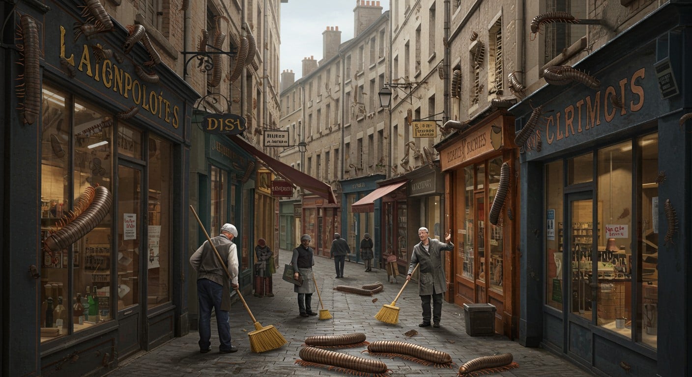Des mille-pattes envahissent les boutiques de Clermont, dans l’Oise. Découvrez comment les commerçants affrontent cette situation insolite et les solutions envisagées.