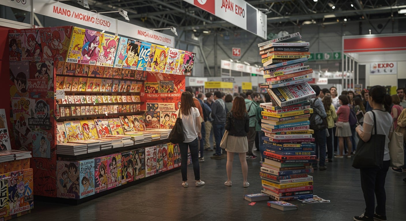 Japan Expo 2025 s’ouvre dans un marché manga en crise : ventes en baisse, fermetures de librairies. Découvrez les raisons et impacts de ce tournant. Lisez la suite !