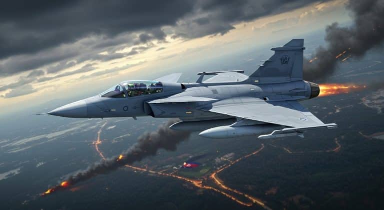 JAS Gripen 39 : L’Avion Suédois Dévoilé en Combat Thaï-Cambodge