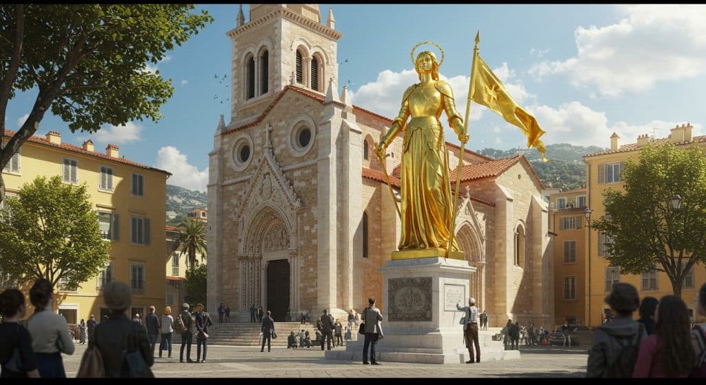 Jeanne d’Arc à Nice : La Statue qui Défie la Polémique