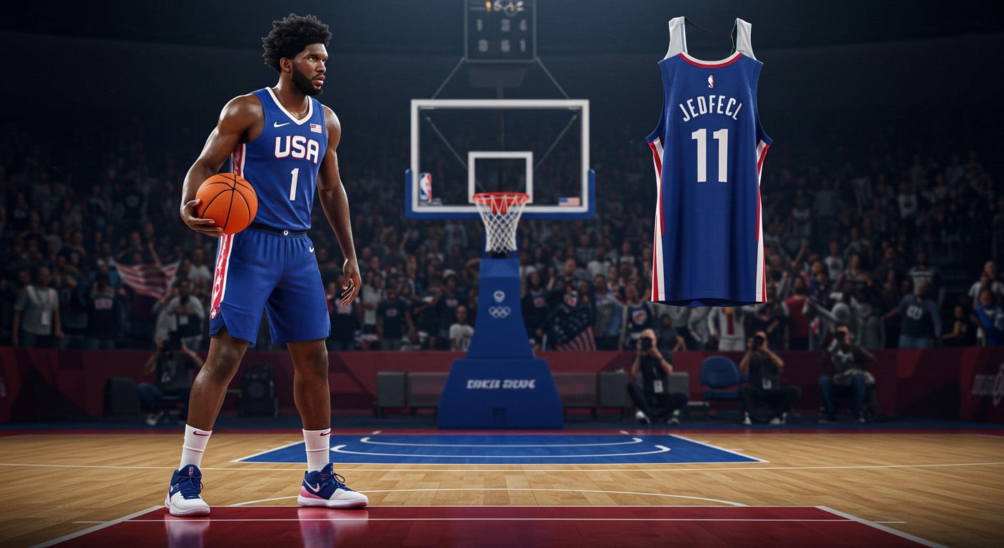 Pourquoi Joel Embiid a-t-il choisi Team USA aux JO 2024 ? Découvrez les coulisses de sa décision et l’impact sur l’équipe de France. Un article captivant !