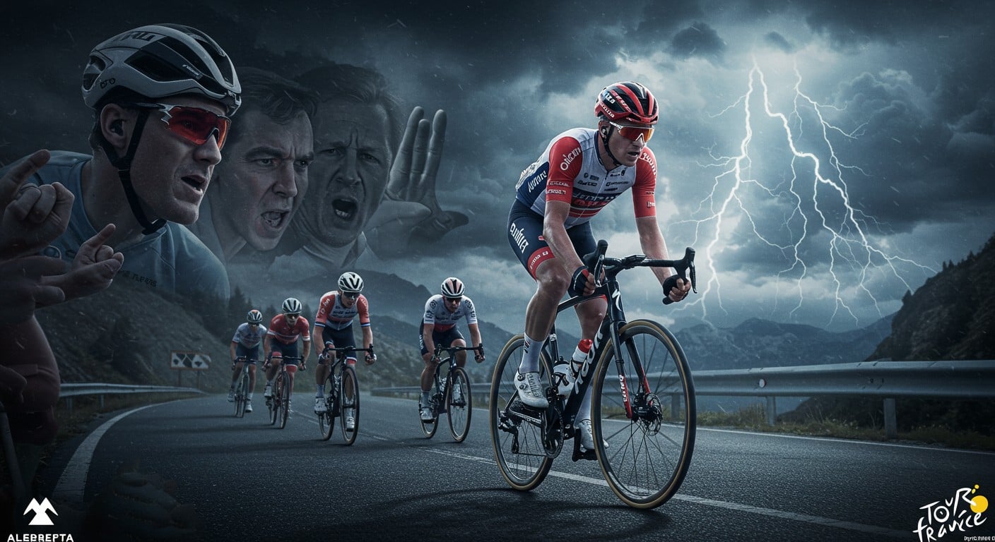 Jordan Jegat, insulté par Velasco dans l'échappée du Tour de France 2025, reprend sa 10e place. Découvrez les détails de cette 20e étape mouvementée !