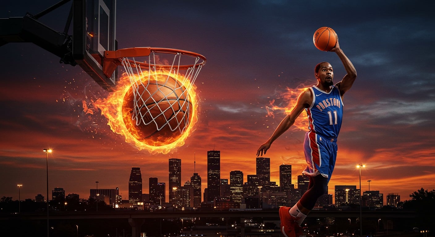 Kevin Durant rejoint Houston dans un transfert à sept équipes ! Découvrez les détails de ce deal historique et ses impacts sur la NBA.
