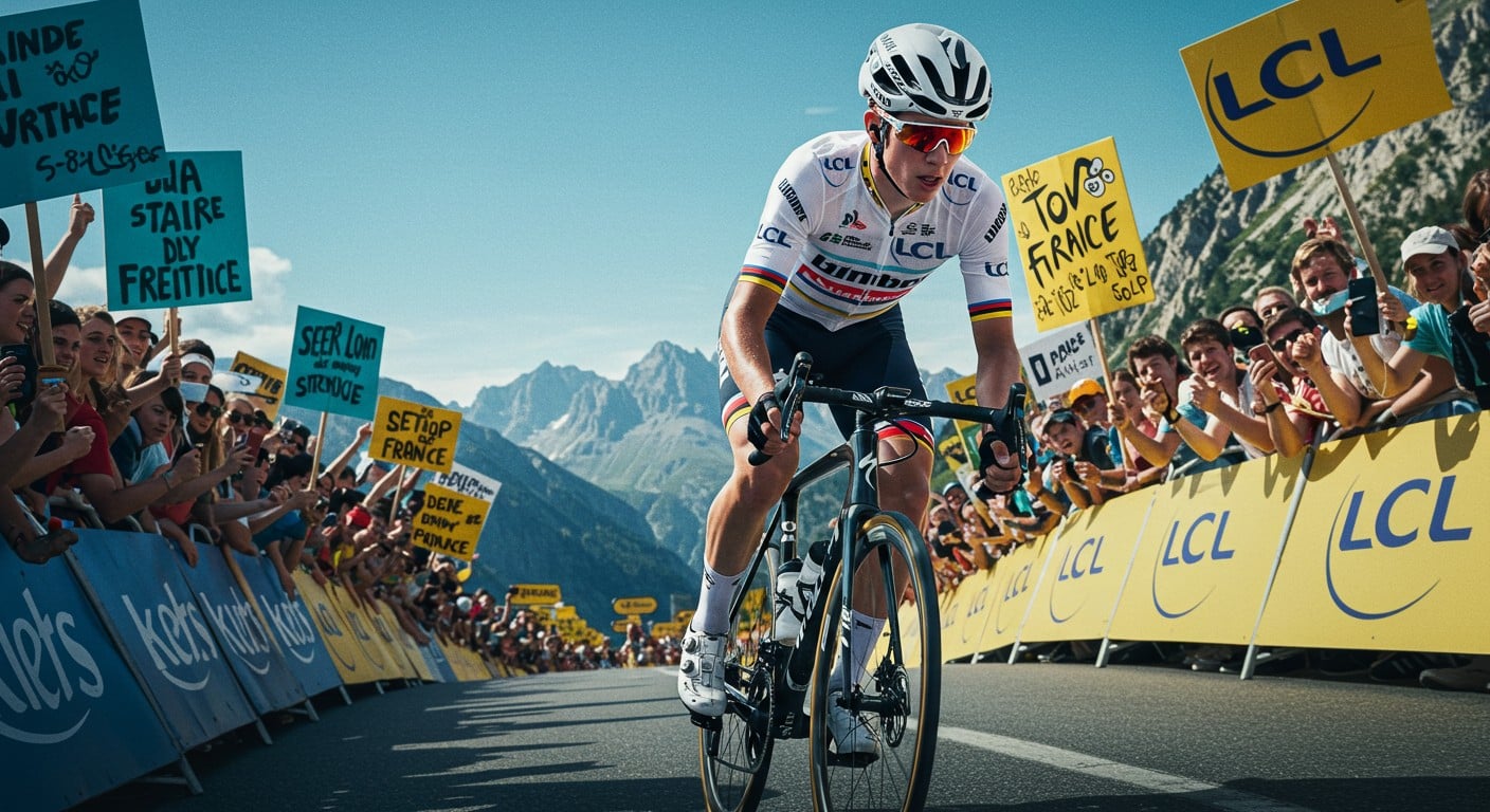 Découvrez Kévin Vauquelin, révélation du Tour de France 2025, entre exploits sportifs et connexion unique avec le public. Une étoile montante à suivre !