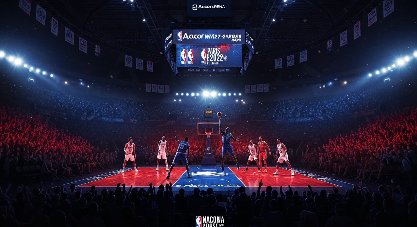 La NBA revient à Paris en 2027 et 2028 ! Découvrez pourquoi ces matchs en Europe captivent les fans et ce qui rend cet événement unique.