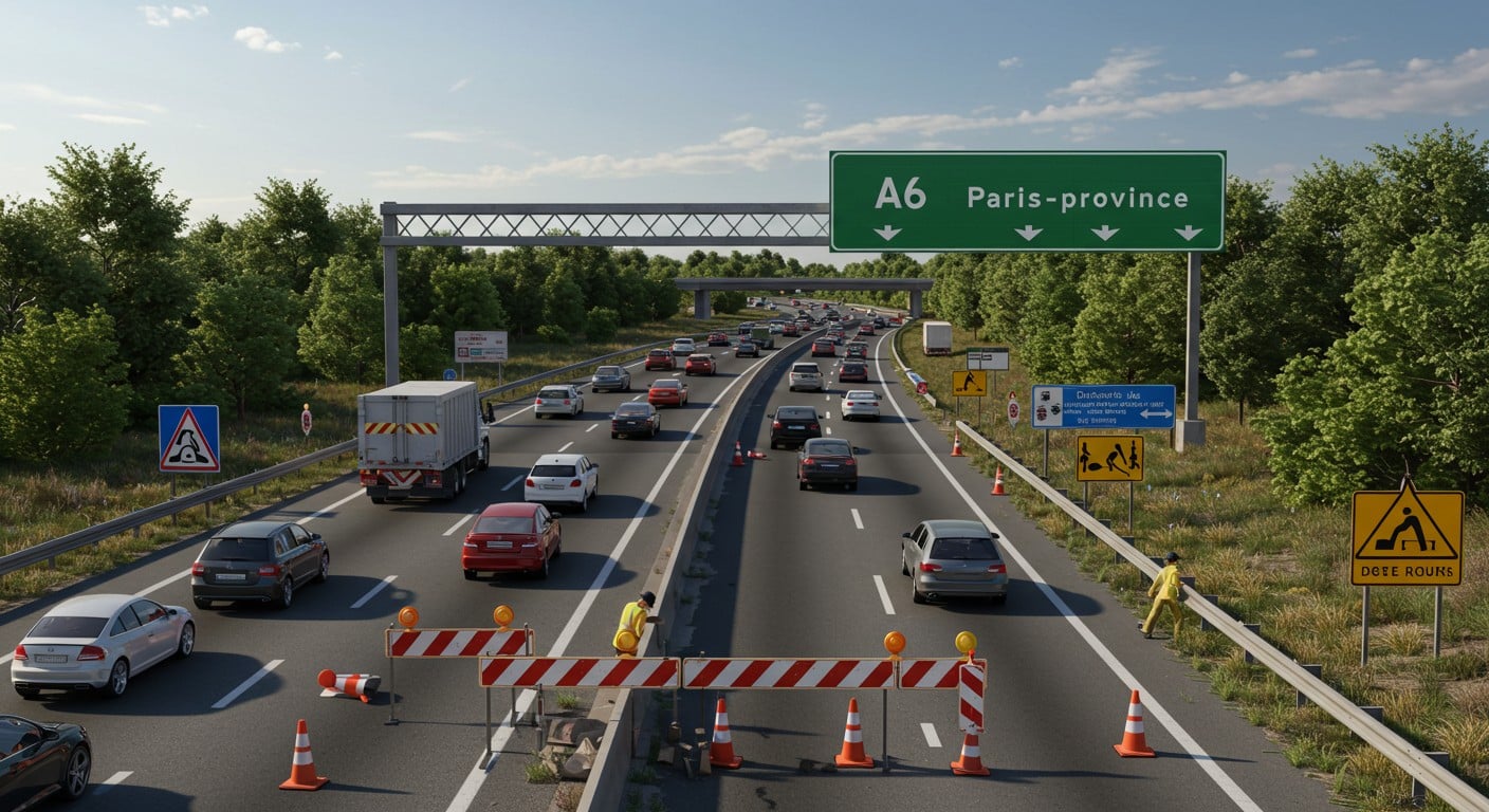 L’A6 coupée 2 semaines en juillet dans l’Essonne : découvrez l’impact, les déviations et nos conseils pour éviter les bouchons. Restez informé !
