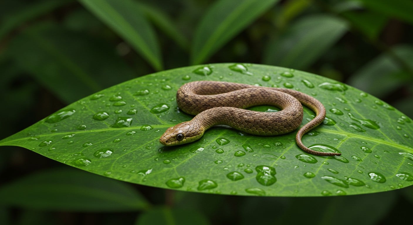 Découvrez le serpent fil, le plus petit reptile au monde, retrouvé après 20 ans sur une île des Caraïbes. Une redécouverte fascinante !