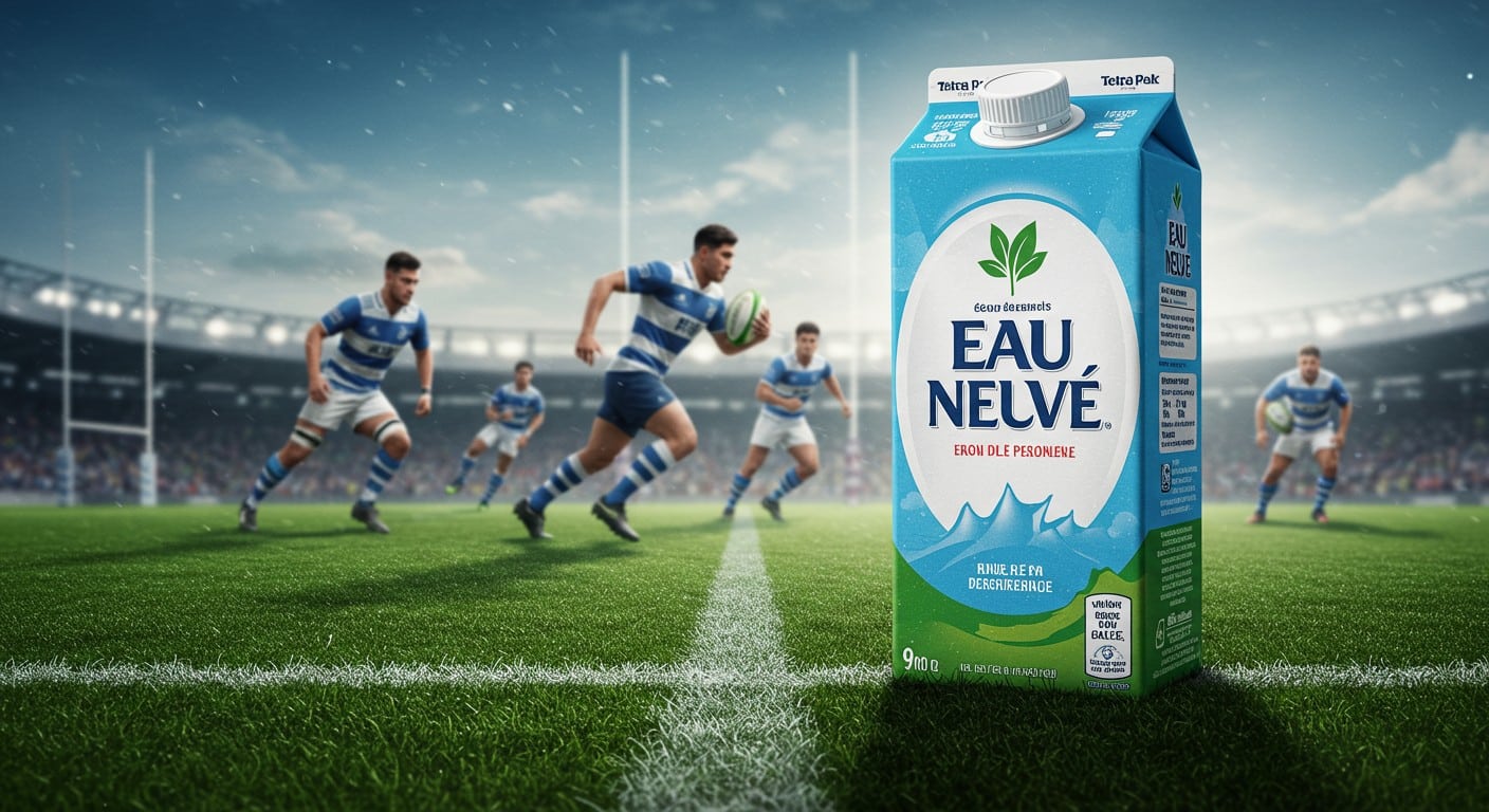 Découvrez comment l’Eau Neuve, eau minérale éco-friendly, conquiert le sport avec ses briques Tetra Pak personnalisées. Une success-story à suivre !