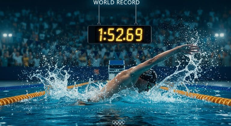 Léon Marchand : Record du Monde Époustouflant en 200 m 4 Nages