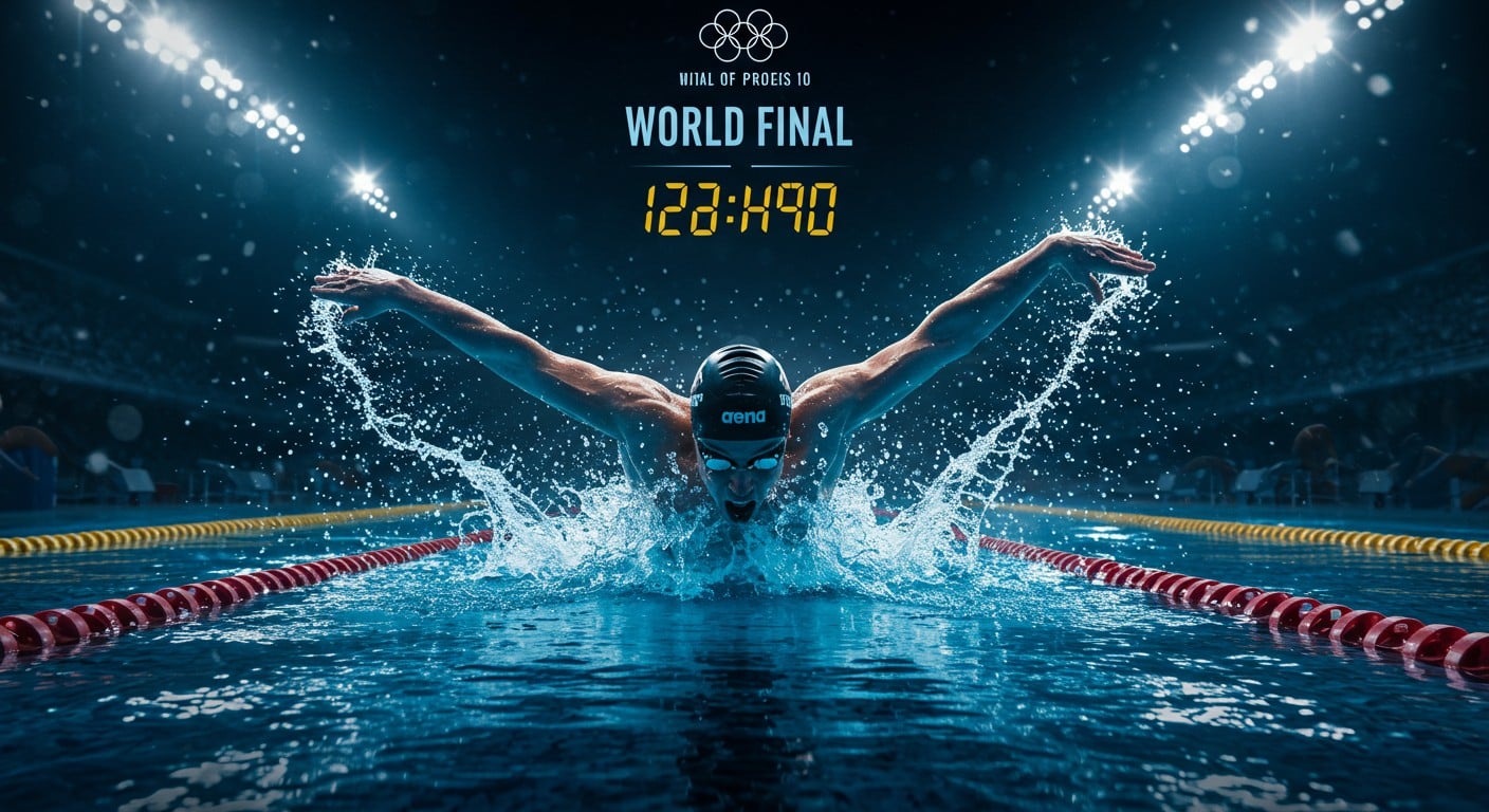 Léon Marchand domine le 200 m 4 nages aux Mondiaux 2025 à Singapour, décrochant l’or après un record du monde. Découvrez son exploit !
