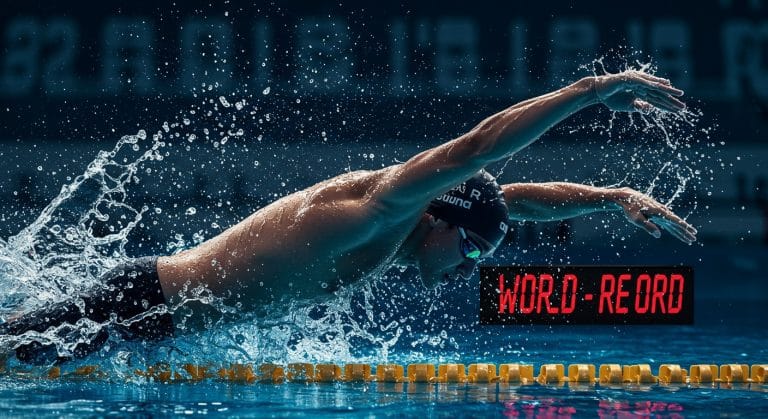 Léon Marchand Vise le Record du 200 m 4 Nages à Singapour