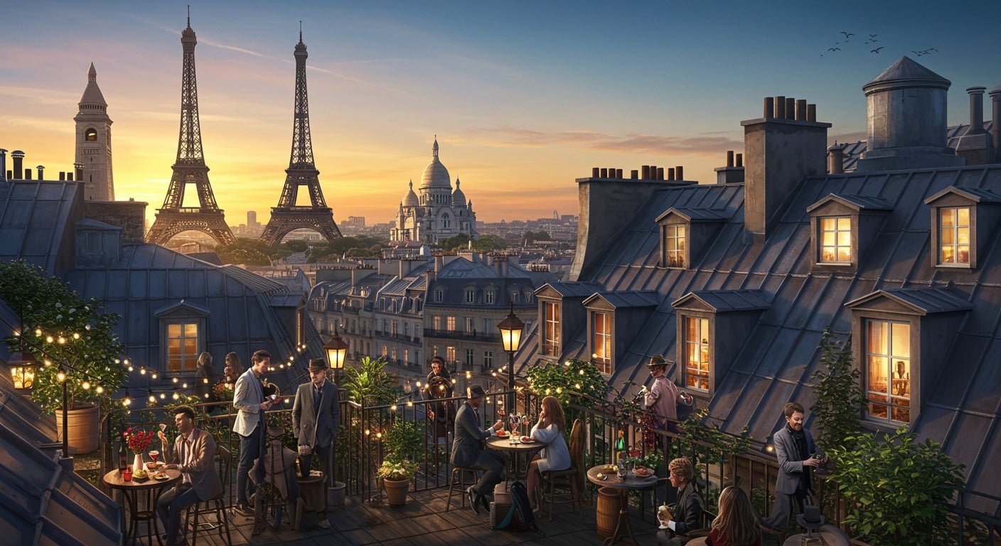 Découvrez les rooftops tendance de Paris pour l'été 2025 : vues panoramiques, cocktails et ambiances uniques. Nos adresses incontournables !
