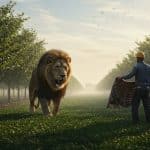 Lion Échappé en Turquie : Un Ouvrier Affronte le Fauve