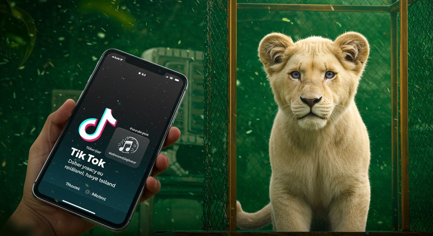 La mode des lions domestiques en Thaïlande explose, portée par TikTok. Quels risques pour les félins et la société ? Découvrez une tendance fascinante et dangereuse.