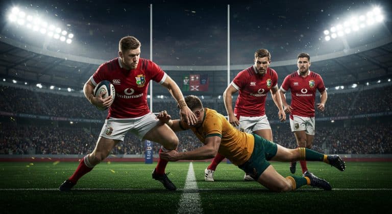 Lions Dominent l’Australie : Curry et Russell en Éclat