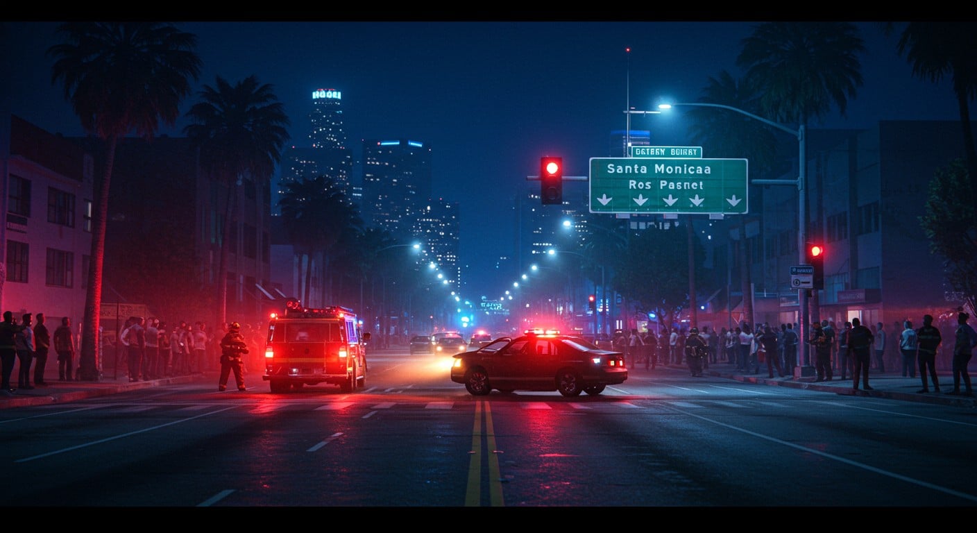 Une voiture percute une foule à Los Angeles, faisant 20 blessés. Découvrez les détails de ce drame, les réactions et les questions sur la sécurité.