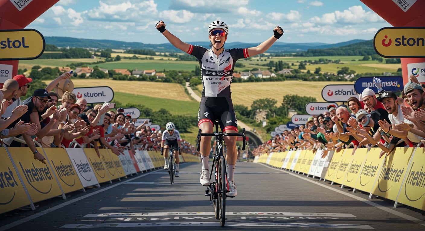 Maëva Squiban remporte une étape épique du Tour de France Femmes 2025 après un accident. Découvrez son incroyable retour et sa victoire à Ambert !