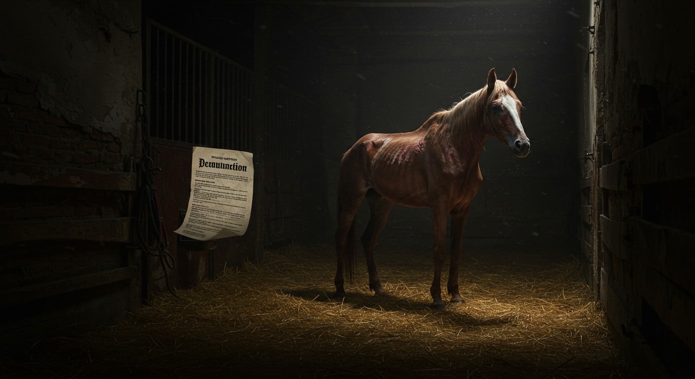 Des chevaux mal nourris et comportements violents dénoncés dans une écurie des Yvelines. Une pétition alerte sur ces abus. Que se passe-t-il vraiment ?