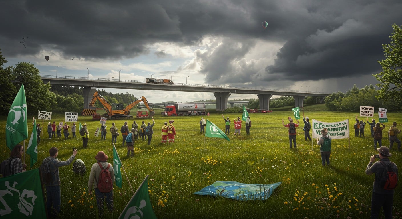 Des opposants à l'A69 se réunissent pour célébrer la suspension du chantier. Entre fête et incidents, que révèle ce conflit ? Découvrez les enjeux.