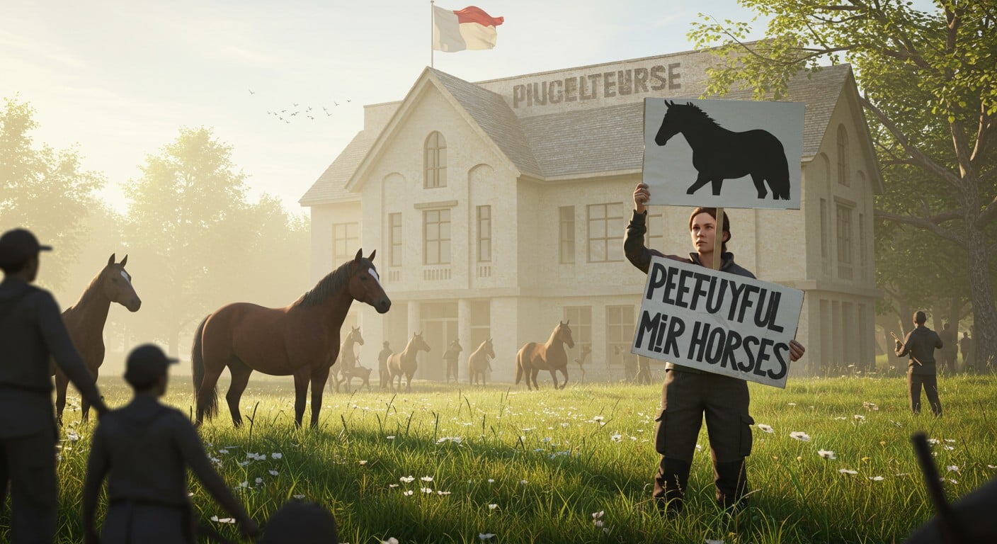 À Évry, une gérante d’écurie manifeste pour récupérer ses chevaux saisis pour maltraitance présumée. Découvrez cette affaire émouvante et ses enjeux.