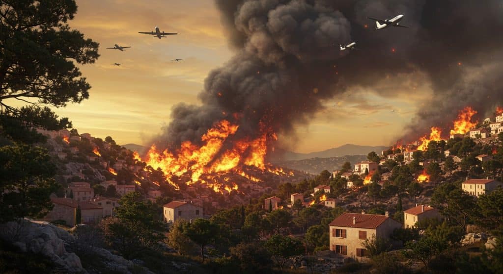 Marseille Face À Un Violent Feu De Forêt : Alerte Maximale