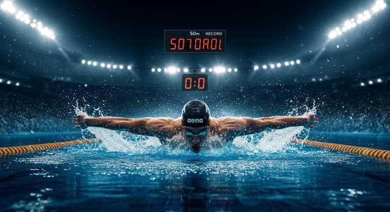 Maxime Grousset : En Route Vers l’Or au 50m Papillon