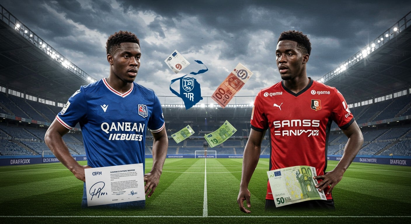 Quentin Merlin et Valentin Rongier signent à Rennes pour 18,5M€. Découvrez les détails financiers et l’impact de ce double transfert sur l’OM et la Ligue 1.