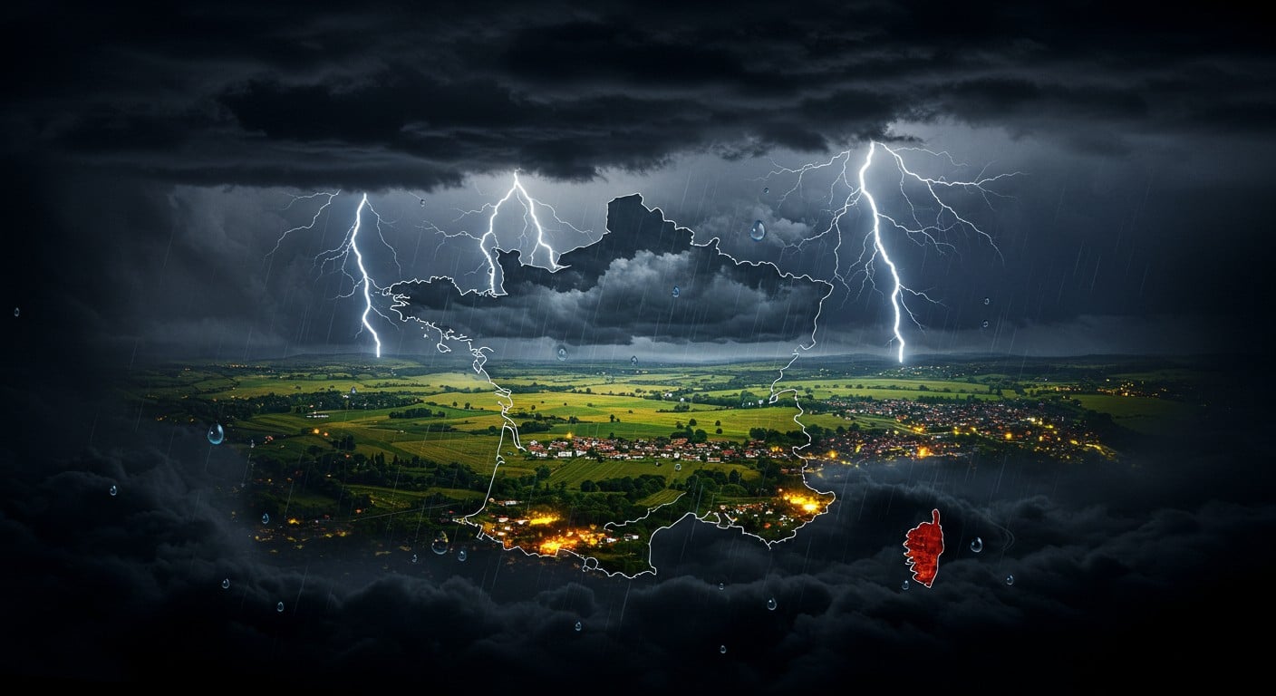 Quel temps ce week-end ? Pluie, orages et fraîcheur en France. Découvrez les prévisions détaillées par région et préparez-vous !