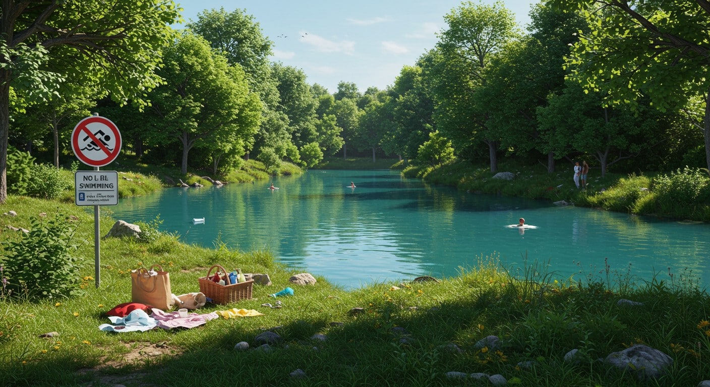 Baignade interdite dans le Loing à Moret : 150€ d'amende ! Pourquoi cette mesure ? Découvrez les raisons et impacts de cette décision municipale.