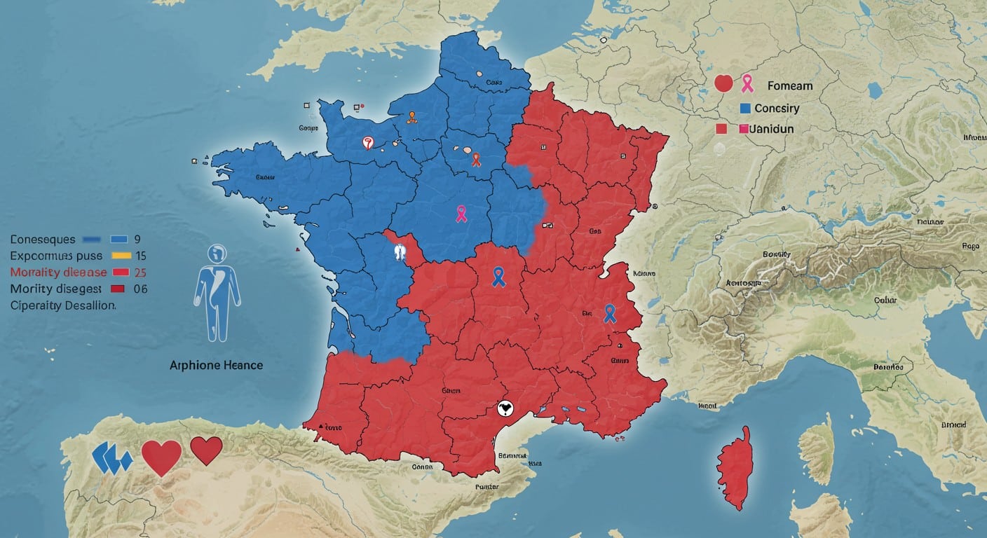 En 2023, la mortalité en France atteint un bas historique. Découvrez les causes principales, cancers et maladies circulatoires, et les disparités régionales.