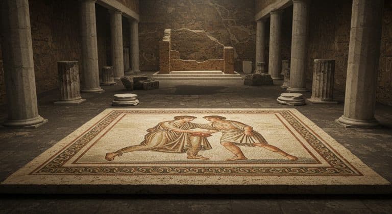 Mosaïque Érotique de Pompéi : Un Trésor Retrouvé
