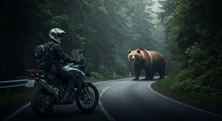 Motard Tué par un Ours en Roumanie : Tragédie en Montagne