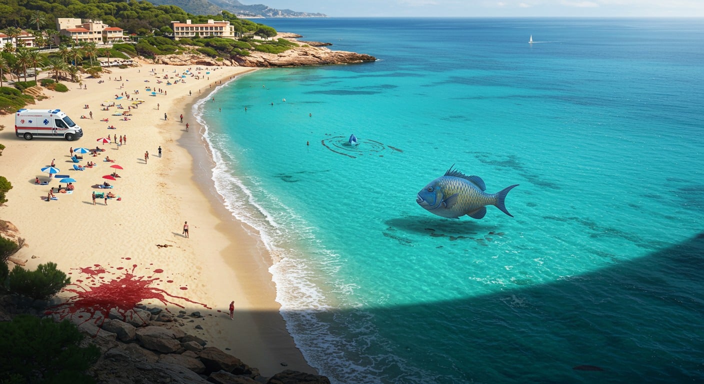Une octogénaire mordue par un poisson à Majorque déclenche l’évacuation d’une plage. Découvrez les détails de cet incident rare et les suspects marins !