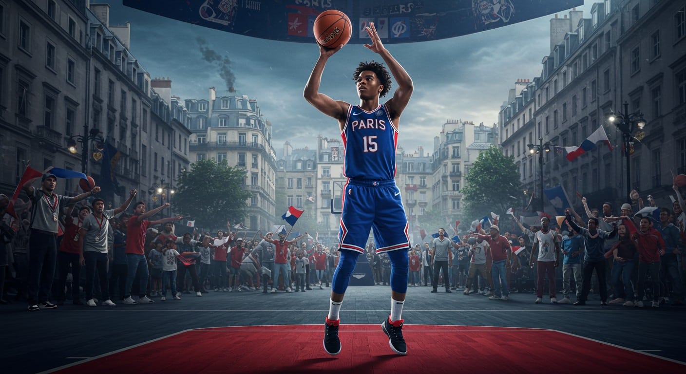Nadir Hifi annonce son avenir avec Paris Basketball dans une vidéo originale. Découvrez pourquoi il reste et ce que cela signifie pour le club champion !